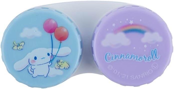Daiso Cinnamoroll Contact Lens Case, Purple & Blue - Image 1